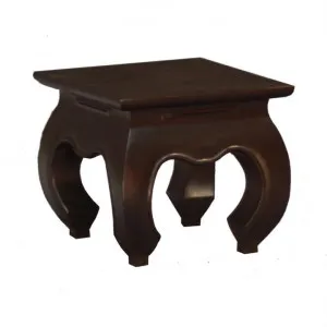Quon Liam Mahogany Timber Lamp Table, Chocolate by Centrum Furniture, a Side Table for sale on Style Sourcebook