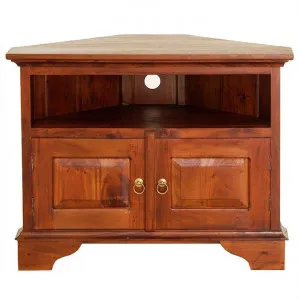 Tasmania Mahogany Timber 2 Door Corner TV Stand, 90cm, Light Pecan by Centrum Furniture, a Entertainment Units & TV Stands for sale on Style Sourcebook