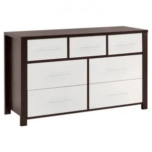 Cue 7 Drawer Dresser, Walnut / White by EBT Furniture, a Dressers & Chests of Drawers for sale on Style Sourcebook