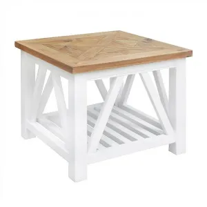Avista Solid Timber Parquetry Top Side Table by Manoir Chene, a Side Table for sale on Style Sourcebook
