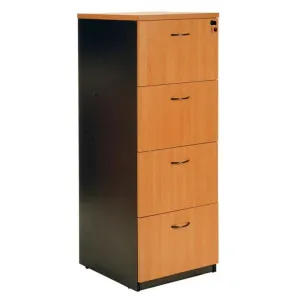 Logan 4 Drawer File Cabinet, Beech / Black by YS Design, a Filing Cabinets for sale on Style Sourcebook