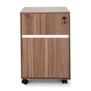 Milando 2 Drawer Moblie Pedestal File Cabinet, Walnut by Conception Living, a Filing Cabinets for sale on Style Sourcebook