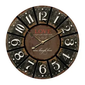 Lenox Round Wall Clock, 60cm by Want GiftWare, a Clocks for sale on Style Sourcebook