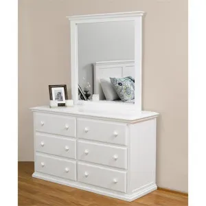 Fairmont Wooden 6 Drawer Dresser with Mirror by Sofon, a Dressers & Chests of Drawers for sale on Style Sourcebook