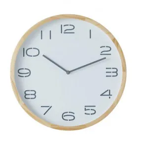 Leni Round Wall Clock, 41.5cm, White by Amalfi, a Clocks for sale on Style Sourcebook