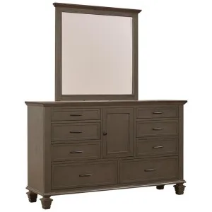 Telfer Poplar Timber 1 Door 8 Drawer Dresser with Mirror by Cosyhut, a Dressers & Chests of Drawers for sale on Style Sourcebook
