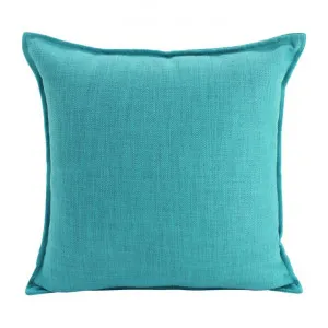 Farra Linen Euro Cushion, Turquoise by NF Living, a Cushions, Decorative Pillows for sale on Style Sourcebook