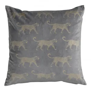 Leopard Feather Filled Velvet Fabric Scatter Cushion by Casa Bella, a Cushions, Decorative Pillows for sale on Style Sourcebook