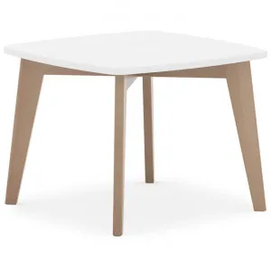 Boori Thetis Wooden Square Kids Table, 70cm,  Barley White / Truffle by Boori, a Kids Chairs & Tables for sale on Style Sourcebook