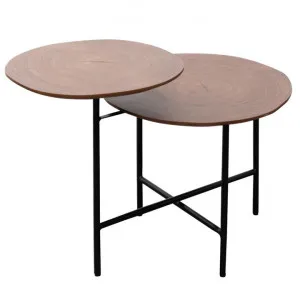 Rolston Wood & Metal Side Table by Conception Living, a Side Table for sale on Style Sourcebook