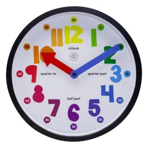 Nextime Sophia Round Kids Wall Clock, 26cm by NexTime, a Clocks for sale on Style Sourcebook