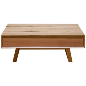 Chester Tasmanian Oak 2 Drawer Coffee Table, 120cm by OZW Furniture, a Coffee Table for sale on Style Sourcebook