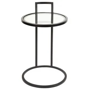 Maxie Iron Side Table, Black by Cozy Lighting & Living, a Side Table for sale on Style Sourcebook