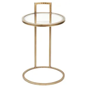 Maxie Iron Side Table, Antique Gold by Cozy Lighting & Living, a Side Table for sale on Style Sourcebook