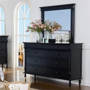 Ozark American Poplar Timber 8 Drawer Dresser with Mirror by Cosyhut, a Dressers & Chests of Drawers for sale on Style Sourcebook