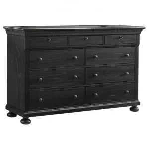 Stanwell Timber 9 Drawer Dresser, Aged Black by Brighton Home, a Dressers & Chests of Drawers for sale on Style Sourcebook