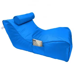 Panama Fabric Indoor / Outdoor Bean Bag Cover, Blue by Mio Lusso, a Bean Bags for sale on Style Sourcebook