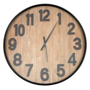 Lane Metal Frame Round Wall Clock, 74cm by Coast To Coast Home, a Clocks for sale on Style Sourcebook