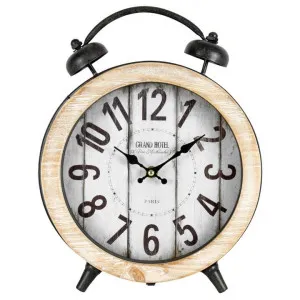 Grand Hotel Fake Alarm Table Clock by Want GiftWare, a Clocks for sale on Style Sourcebook