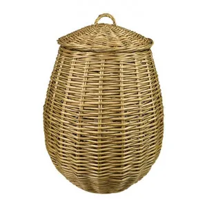 Lika Wicker Laundry Hamper by Coast To Coast Home, a Laundry Bags & Baskets for sale on Style Sourcebook