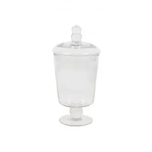 Barcelo Glass Lidded Candy Jar by French Country Collection, a Vases & Jars for sale on Style Sourcebook