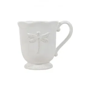 Ecoche Stoneware Mug, White by French Country Collection, a Cups & Mugs for sale on Style Sourcebook