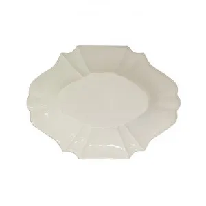 Vienna Stoneware Oval Salad Bowl, Off White by French Country Collection, a Bowls for sale on Style Sourcebook