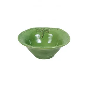 Ecoche Stoneware Salt Bowl, Green by French Country Collection, a Bowls for sale on Style Sourcebook