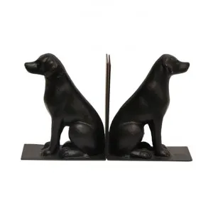 Helios Cast Iron Labrador Bookend Set by Provencal Treasures, a Desk Decor for sale on Style Sourcebook