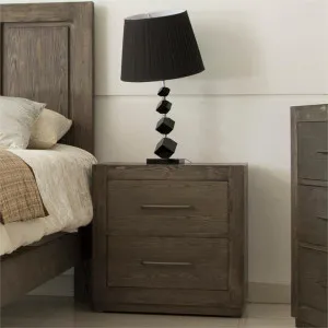 Marshall Rubberwood Timber Bedside Table by St. Martin, a Bedside Tables for sale on Style Sourcebook