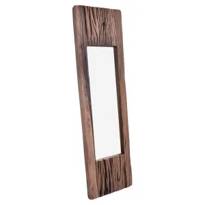 Orbec Recycled Railway Sleeper Timber Frame Leaner Wall Mirror, 90cm by Affinity Furniture, a Mirrors for sale on Style Sourcebook