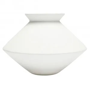 Kanali Vase White - 25cm by James Lane, a Vases & Jars for sale on Style Sourcebook