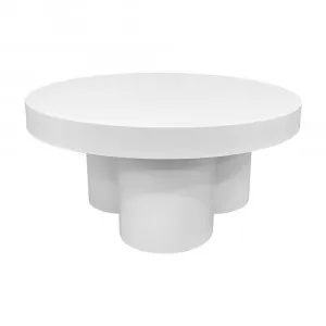 Domi Coffee Table White - 88cm by James Lane, a Coffee Table for sale on Style Sourcebook