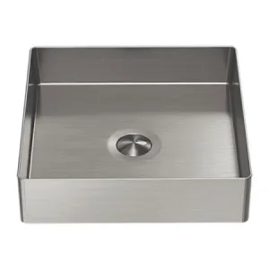 Nero Opal Stainless Steel Basin Square Brushed Nickel NRB401sBN by NERO, a Basins for sale on Style Sourcebook