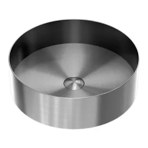 Nero Opal Stainless Steel Basin Round Graphite NRB401rGR by NERO, a Basins for sale on Style Sourcebook