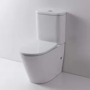 Rimini Rimless Back To Wall Short Projection, Nano Glaze Toilet Suite by Cob & Pen, a Toilets & Bidets for sale on Style Sourcebook