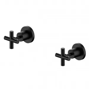 Intra Wall Top Assemblies, pair - Matte Black by Cob & Pen, a Shower Heads & Mixers for sale on Style Sourcebook