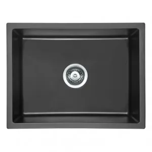 Rokette Single Bowl Top / Undermount Sink, Carbon 590mm x 450mm by Cob & Pen, a Kitchen Sinks for sale on Style Sourcebook