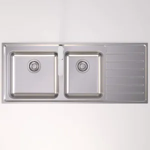 Caroma Luna 1.75 Bowl Stainless Steel Sink by Caroma, a Kitchen Sinks for sale on Style Sourcebook