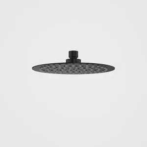 Caroma Urbane II Round Rain Shower Head 200mm Matte Black by Caroma, a Shower Heads & Mixers for sale on Style Sourcebook