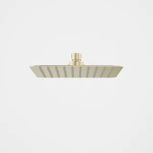 Caroma Urbane II Square Rain Shower Head 200mm Brushed Brass by Caroma, a Shower Heads & Mixers for sale on Style Sourcebook