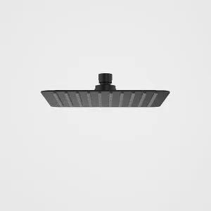 Caroma Urbane II Square Rain Shower Head 200mm Matte Black by Caroma, a Shower Heads & Mixers for sale on Style Sourcebook