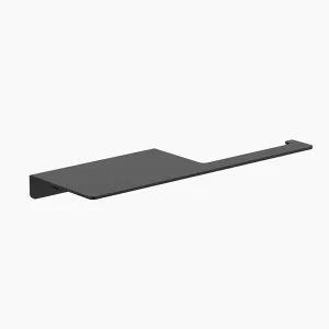 Clark Square Toilet Roll Holder with Shelf - Matte Black by Clark, a Toilet Paper Holders for sale on Style Sourcebook