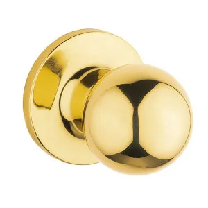 Lane Bala Passage Knob Door Handle Set On Round Rosette Polished Brass by Lane, a Door Knobs & Handles for sale on Style Sourcebook