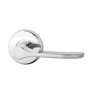 Lockwood Saltbush L34 Velocity Passage Lever Door Handle Set Large Round Rose Chrome Plate by Lockwood, a Door Knobs & Handles for sale on Style Sourcebook