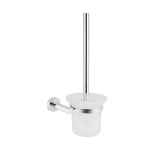 Meir Round Toilet Brush and Holder Chrome by Meir, a Toilet Brushes & Sets for sale on Style Sourcebook