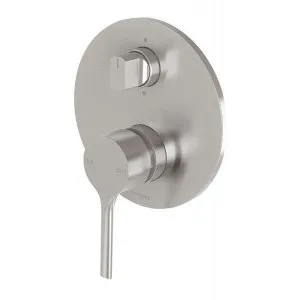 Phoenix Vivid Slimline Oval Shower/Bath Diverter Mixer - Brushed Nickel by PHOENIX, a Bathroom Taps & Mixers for sale on Style Sourcebook