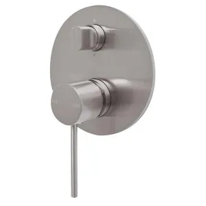 Phoenix Vivid Slimline Shower/Bath Diverter Mixer-Brushed Nickel by PHOENIX, a Bathroom Taps & Mixers for sale on Style Sourcebook