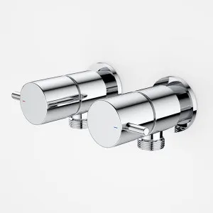 Caroma Luna Lever Washing Machine Tap Set Chrome by Caroma, a Laundry Taps for sale on Style Sourcebook