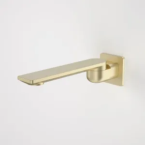 Caroma Urbane II 220mm Square Bath Swivel Outlet Brushed Brass by Caroma, a Bathroom Taps & Mixers for sale on Style Sourcebook